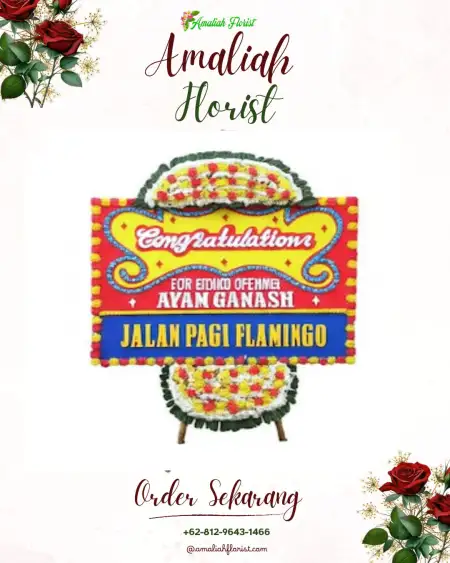 Sewa Papan Bunga The Gala Alam Sutera